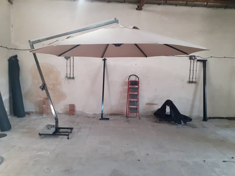 سایه بام شعاع ۴متری نور دار