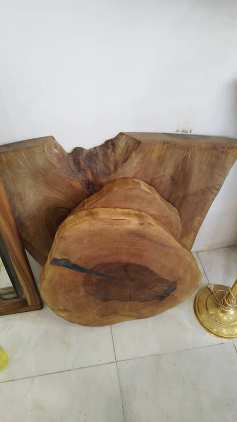 جلو مبلی چوب گردو