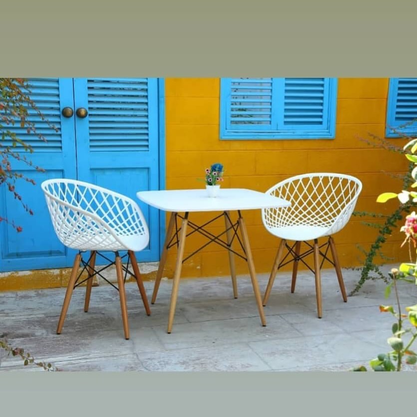 ست صندلی و میز بامبو دونفره