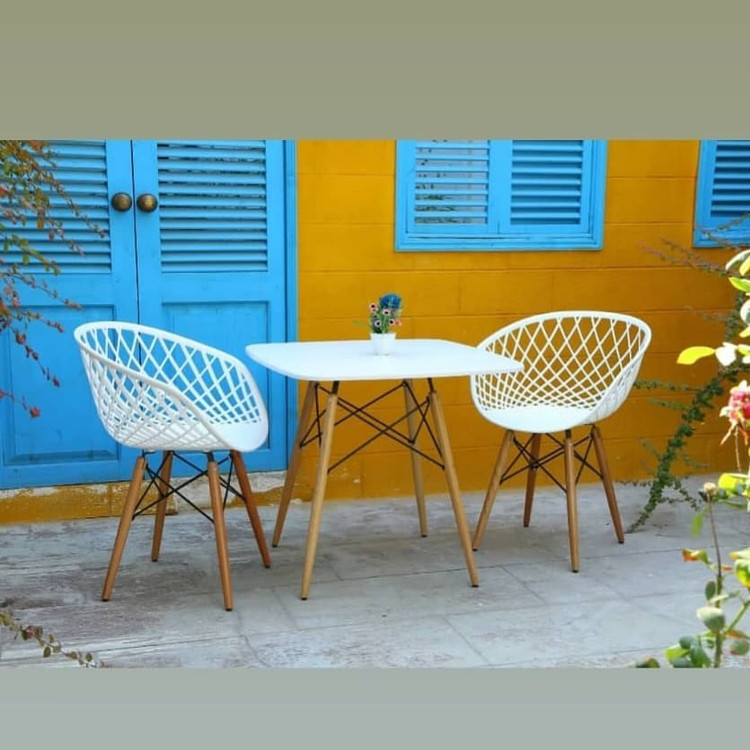ست صندلی و میز بامبو دونفره
